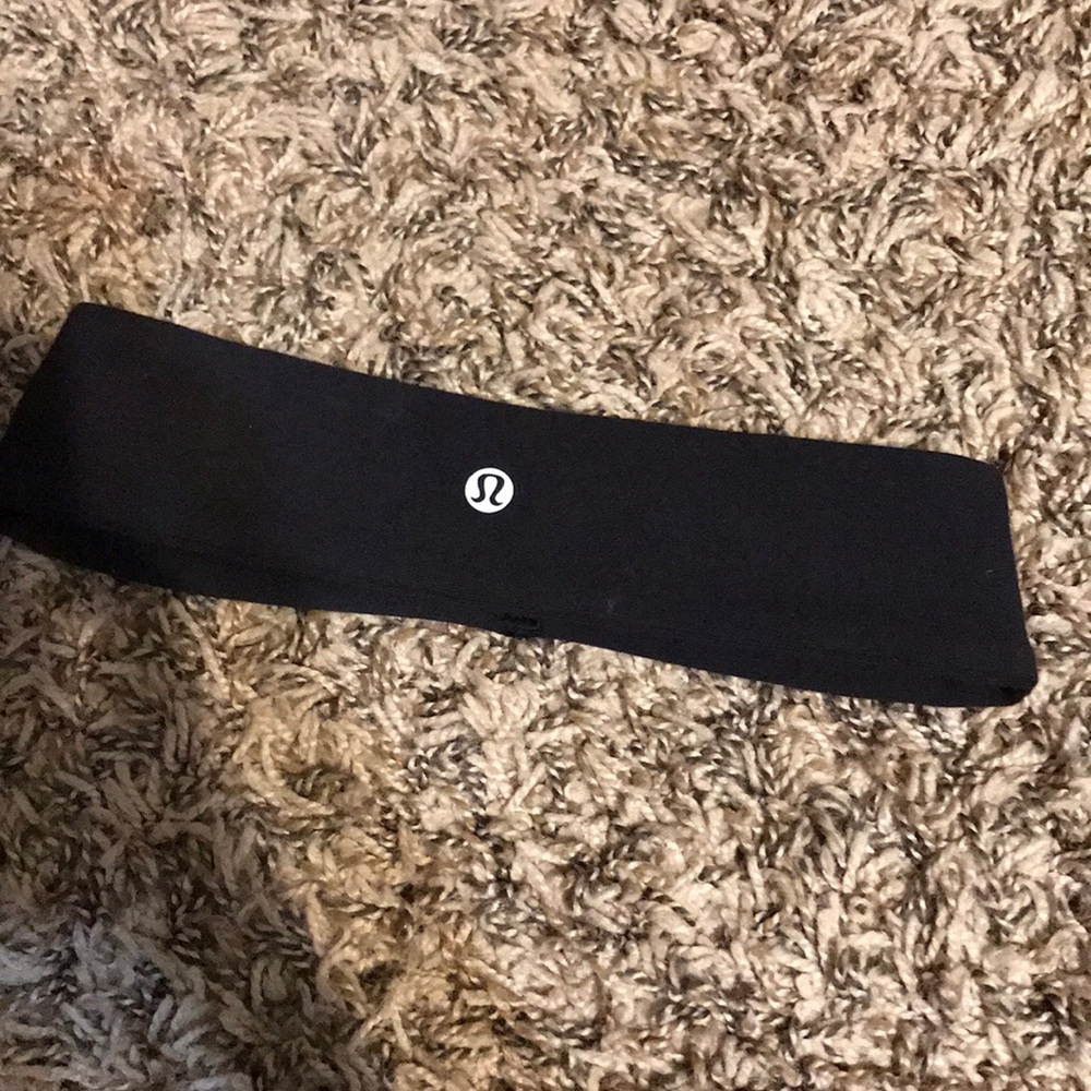 Black Lulu Lemon Headband